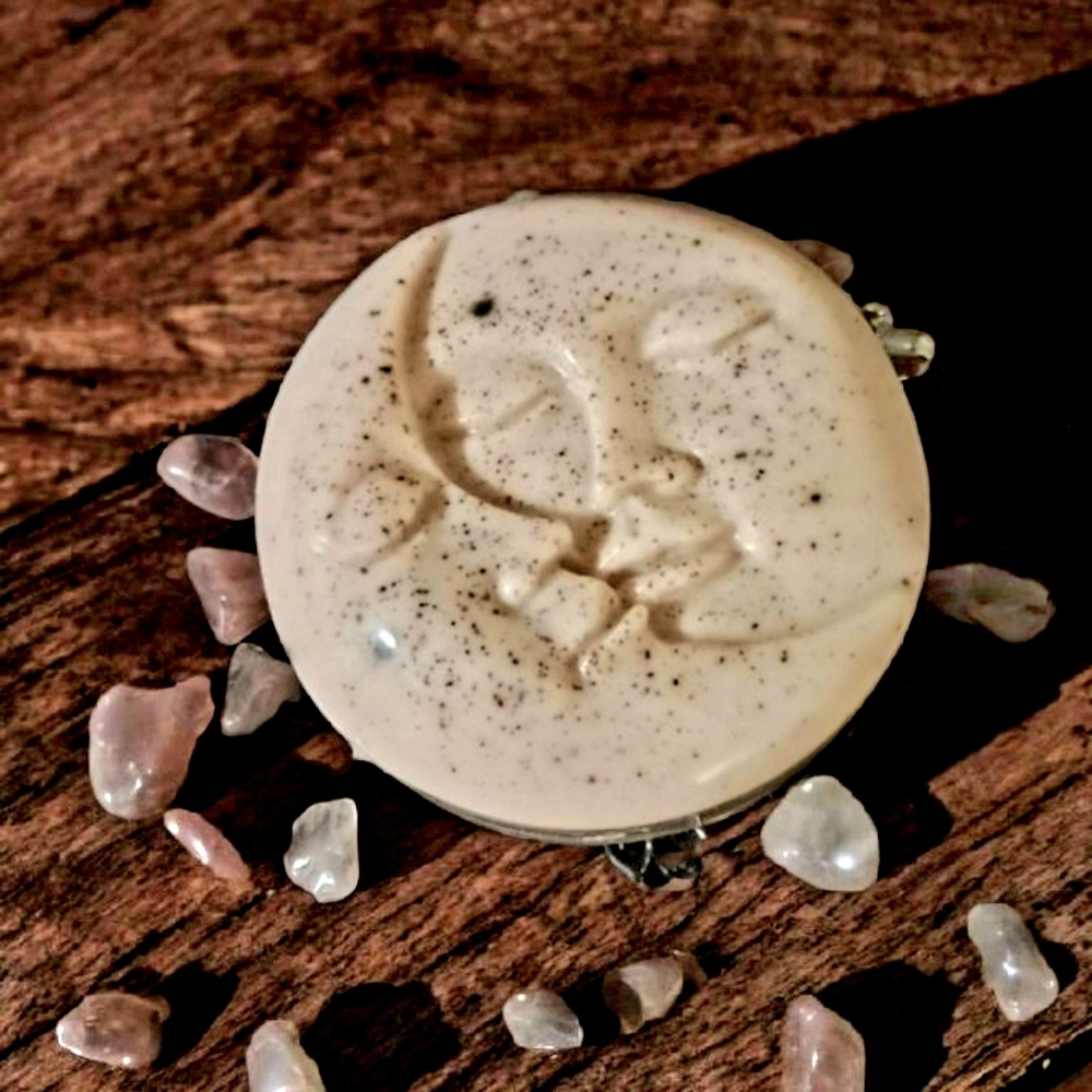 Hand crafted, Wicked Worthy, Oatmeal and Raisin Sol and Luna Soap Medallions - Picture 3 of 3
